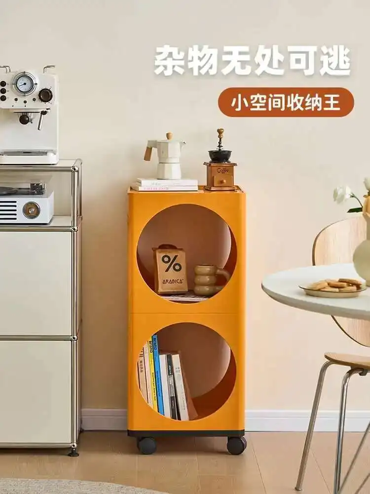 

Cave Cart Thickened Abs Storage Rack Storage Cabinet Multi-Layer Bedside Cabinet Bedside Table Living Room Sofa Side Table