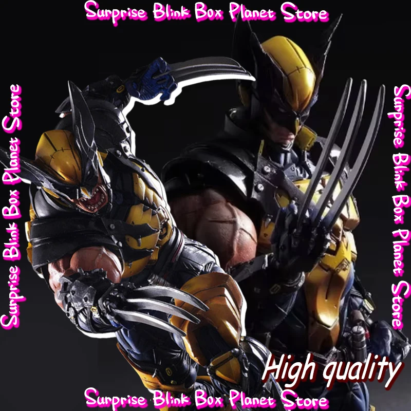

Marvel Hot Sell 28cm Comics Wolverine X-Men Action Figure Pvc Character Ornaments Model Birthday Christmas Holiday Boy Kids Gift