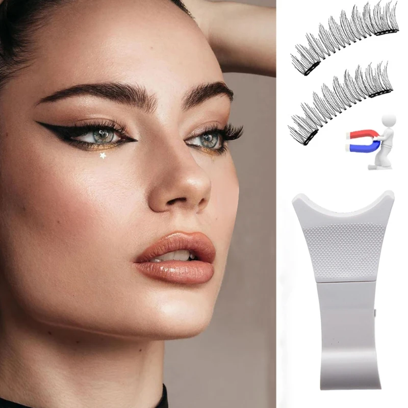 بكرة الشعر للرموش المغناطيسية رموش اصطناعية كليب رمش تمديد أدوات ماكياج الرموش المغناطيسية الملقط المغناطيسي رمش كاذبة