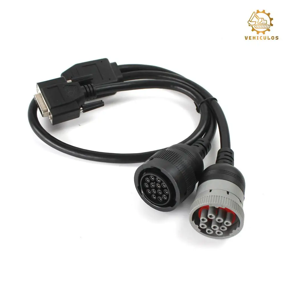 

OEM 457-6114 Split Y Diagnostic Cable + 9 Pin 14 Pin Connector For CAT ET-3 317-7485 COMS 4 Adapter Tool Heavy Equipment