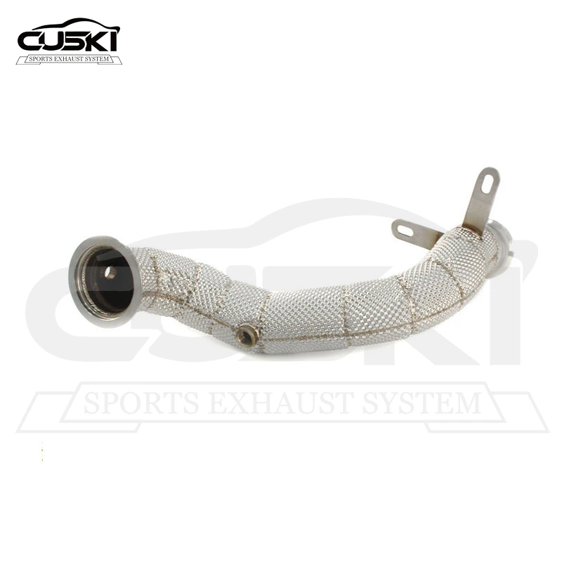 CUSKI W205 Downpipe For Benz W205 C 1.6T 1.8T 2.5 3.0 C230 C280 C300 2009-2022 High Flow Through/With ternary  Exhaust System