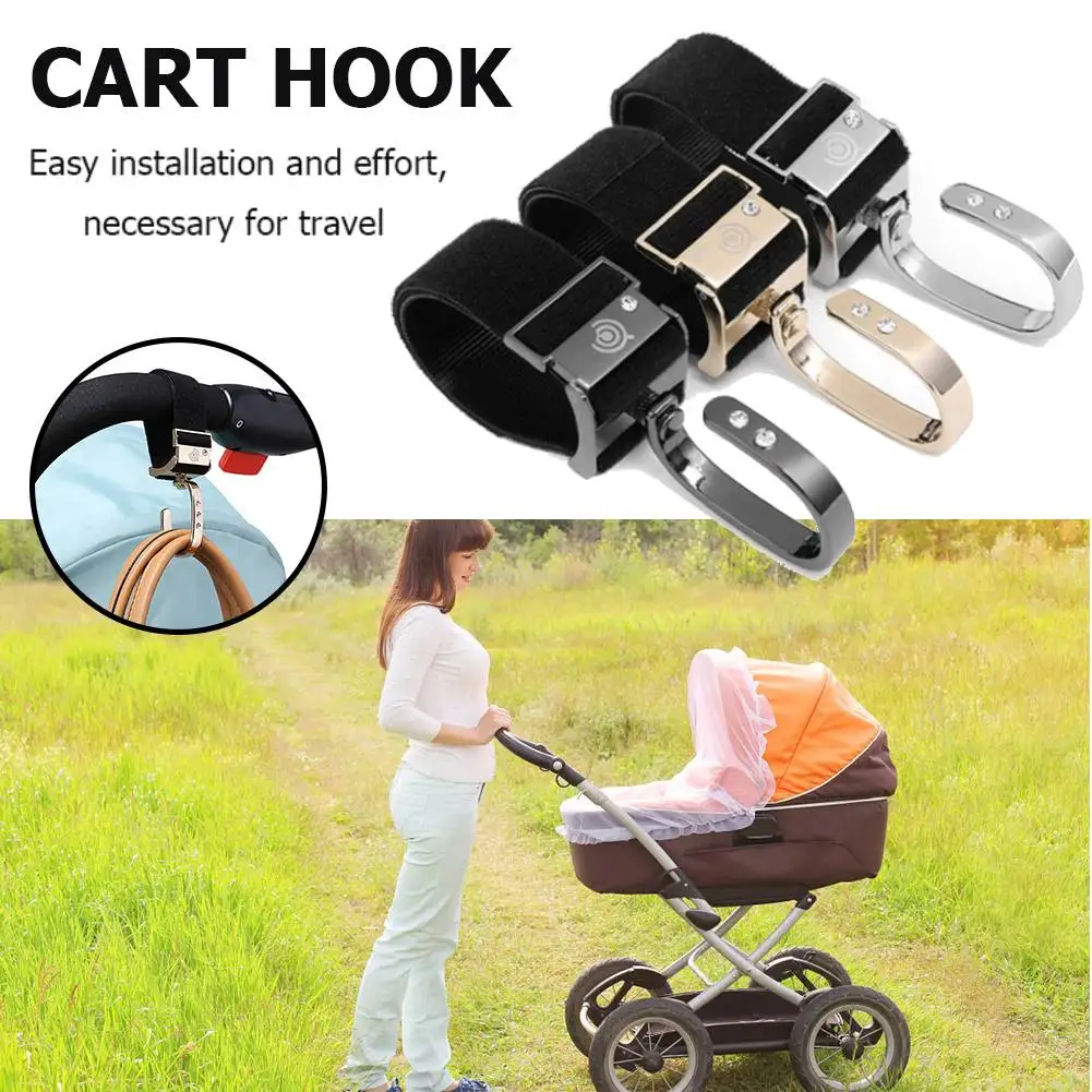 

1 шт., качественный крючок для детской коляски с бриллиантами, вешалка с вращением на 360 градусов, детская тележка, сумка для матери и ребенка, велосипедный крючок, уход за ребенком