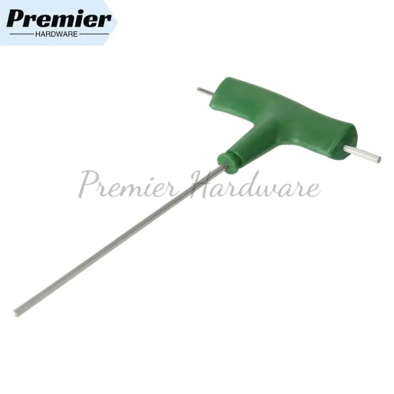 Chave allen hexagonal tipo t de três cabeças, alça de borracha, cabeça plana, chave de fenda universal, adaptador de pressão rápida