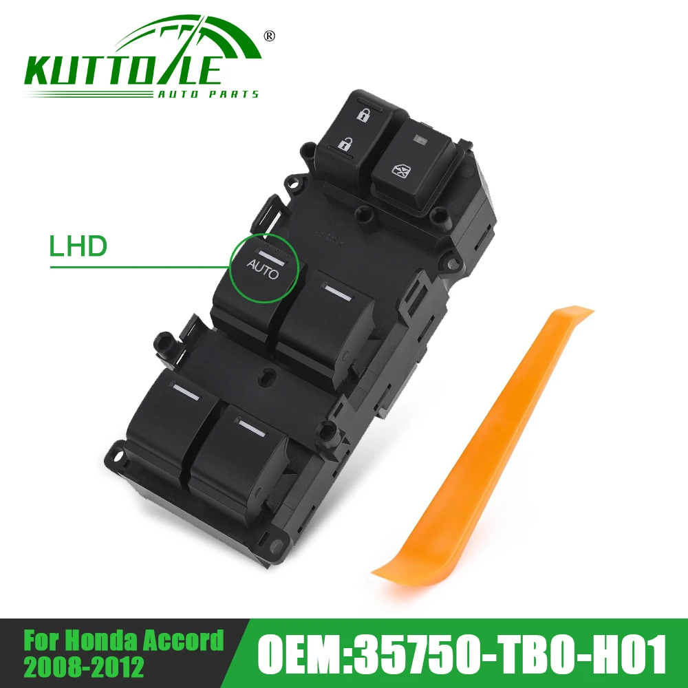 

35750-TB0-H01 Car Power Master Window Switch Lifter Control Button 35750-TA0-A02 35750-TBD-H13 For Honda Accord EX LX 2008-2017