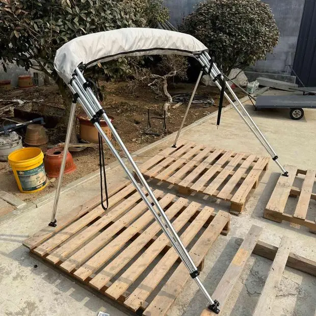Marine Sun‑Rain Shelter Top, Fits Speed Yacht, Fishing Boat, Aluminum Boat, FRP Boat, Rigid Inflatable Boat