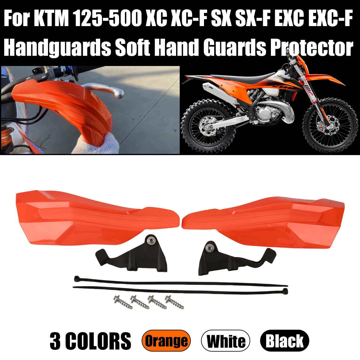 

Motorcycle Hand Guards Handguard Handlebar Protection For 125-500 EXC EXC-F XC XC-F XC-W SX SX-F 2014 2015 2018 2020 2021 2023