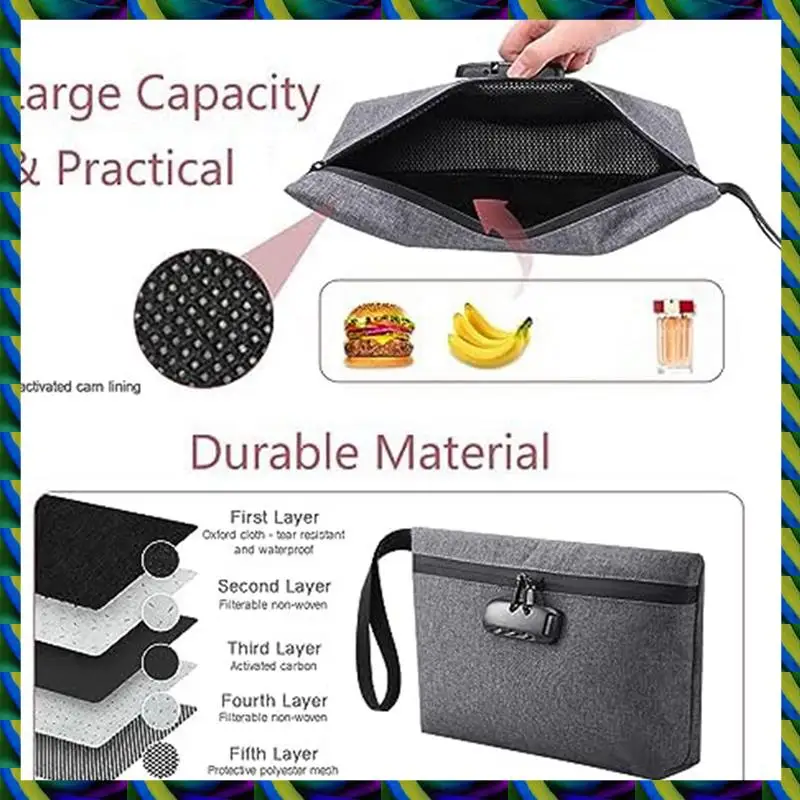 Codzienna 2-krotna saszetka na pieniądze z zamkiem, zamykana saszetka na pieniądze, wodoodporna saszetka bankowa z zamkiem błyskawicznym i zamkiem na pieniądze, telefon komórkowy A