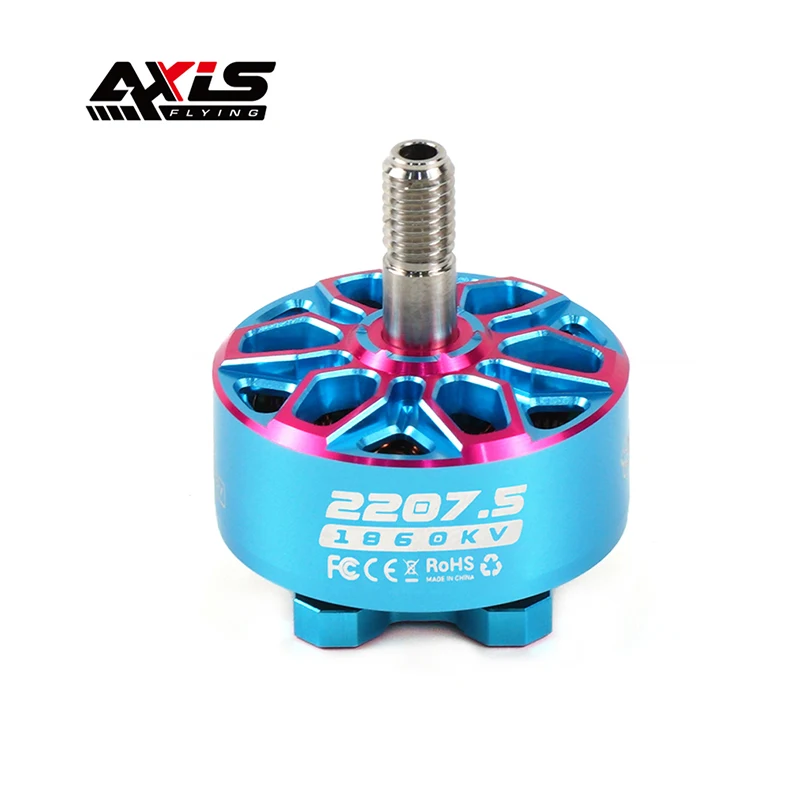 

AXISFLYING bando-2207.5 6S 1860KV 1960KV Brushless Motor for FPV Freestyle 5inch Cinewhoop Cinematic Drone