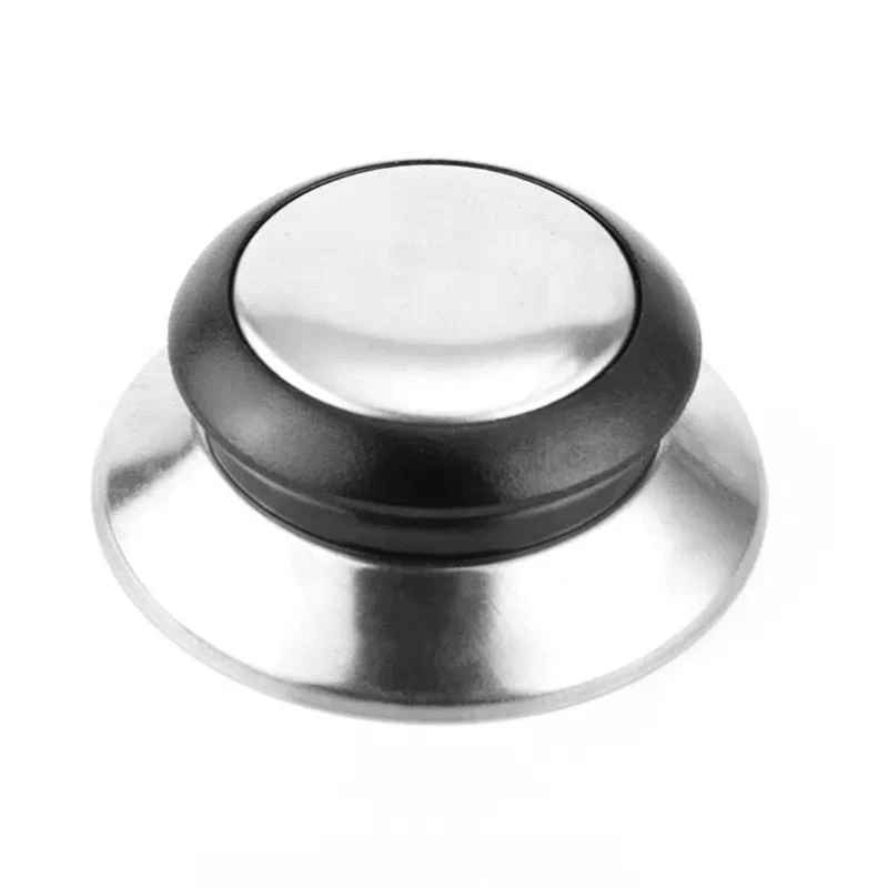 57QF 2 piezas Manijas tapa maceta acero inoxidable convenientes para uso cocina multipropósito