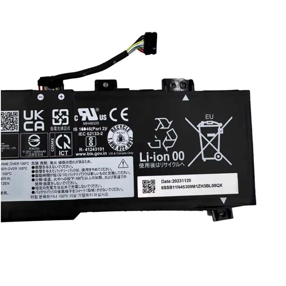 Newest L22M3PF2 L22D3PF2 L22C3PF2 11.31V 47Wh Laptop Battery for Lenovo Ideapad Slim 3 15IRU8