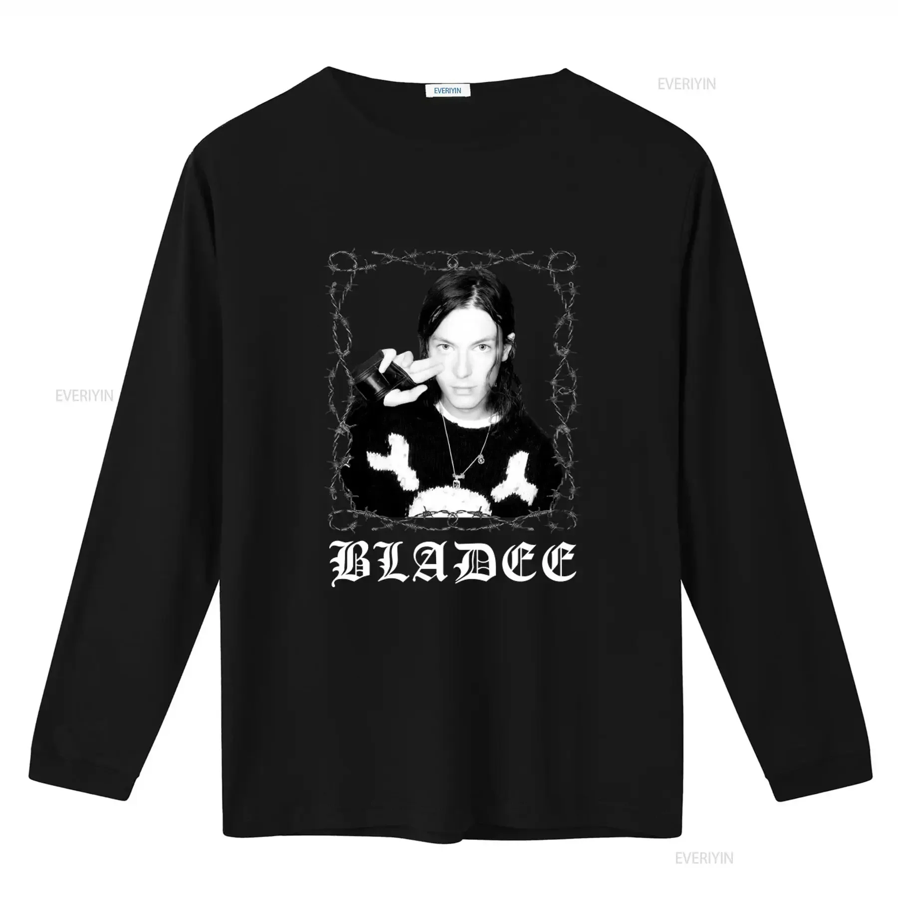 Barbed Bladee T Shirt Color Options Under Heaven Drain Gang Sad Boys Yung Lean Merch Ecco2K Stylish Print vintage Washed Unisex
