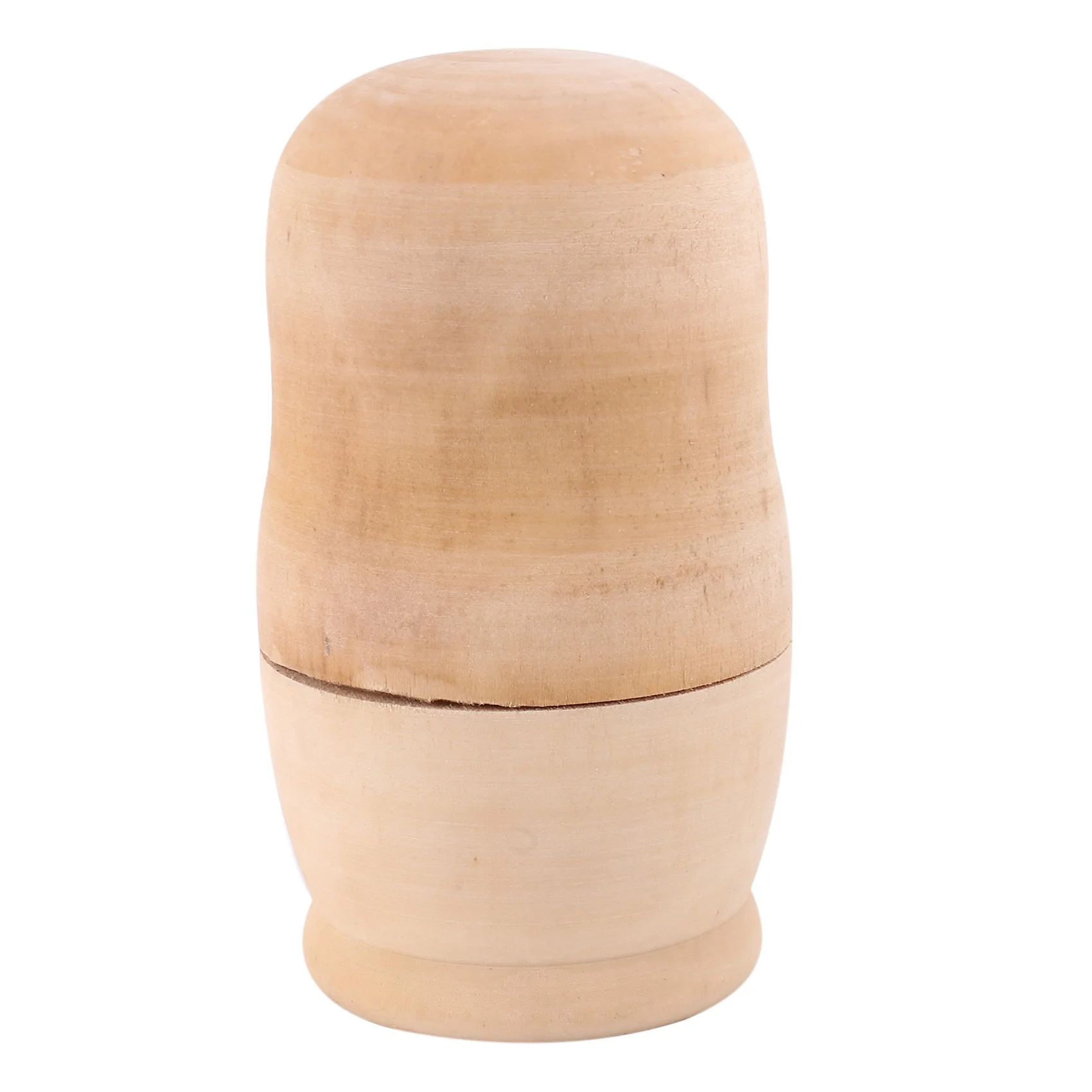 A63T-Russian Girls Babushka Matryoshka Blank Nesting  Paint Your Own Set Of 5