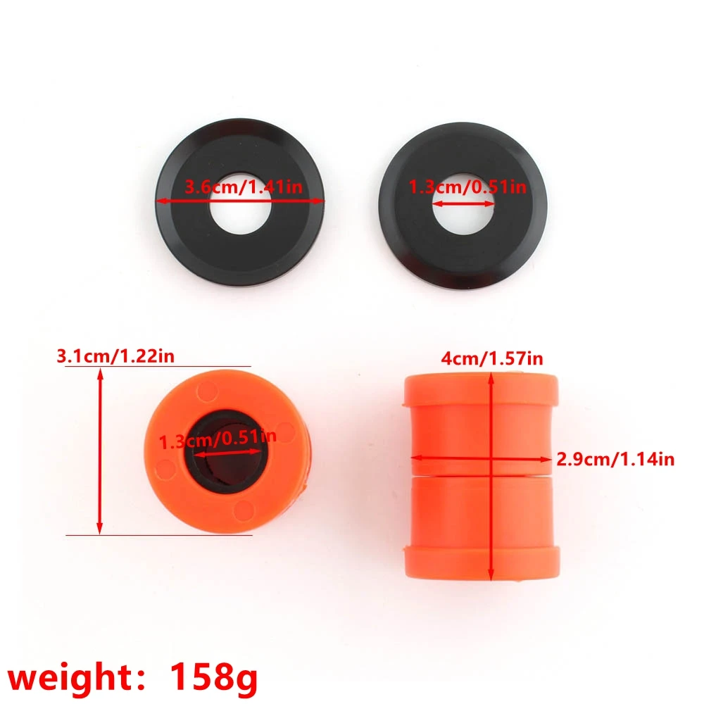 Motorcycle Handlebar Shock Absorption Riser Polyurethane Bushing Kits For Harley Sportster XL 1973-2023 Softail Dyna 1973-2017