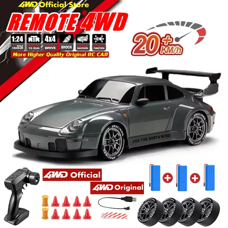 

New 4WD Remote Control Drift Car Full Size Mini Remote Control Racing Car Model 2.4G Radio High Speed RC Car Boy Toy Gift