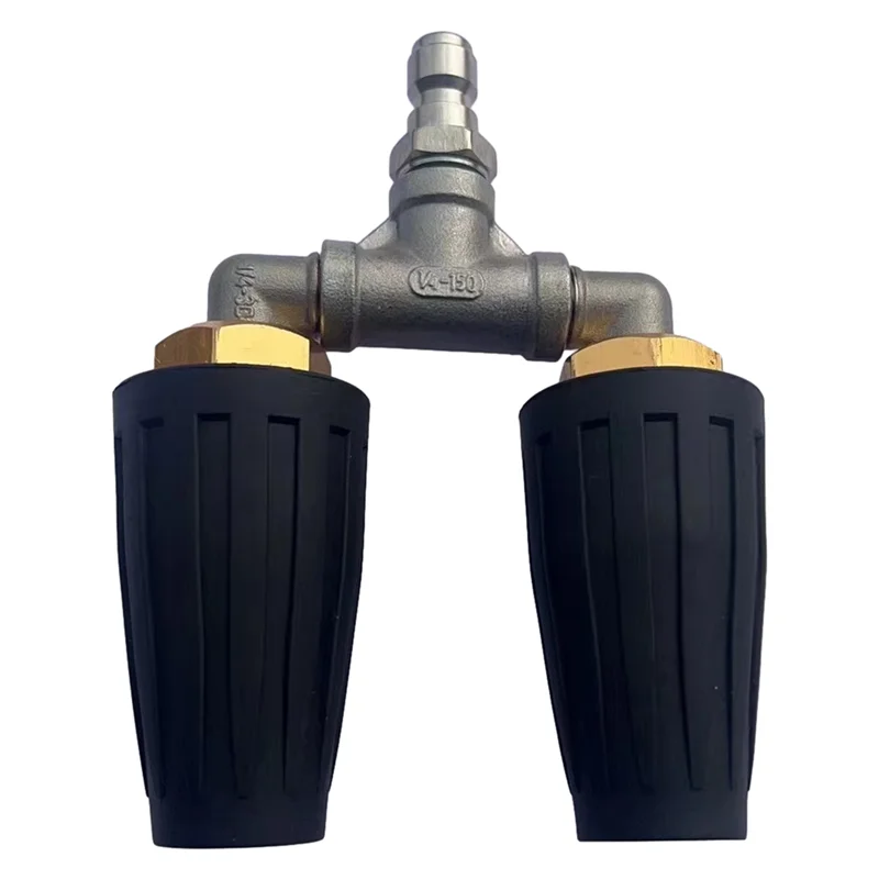 

Aluminum Alloy Turbo Nozzle Spray Tip 1/4In 4000PSI Replacement Nozzle Spray Tip Garden Cleaning Tool B-AT30