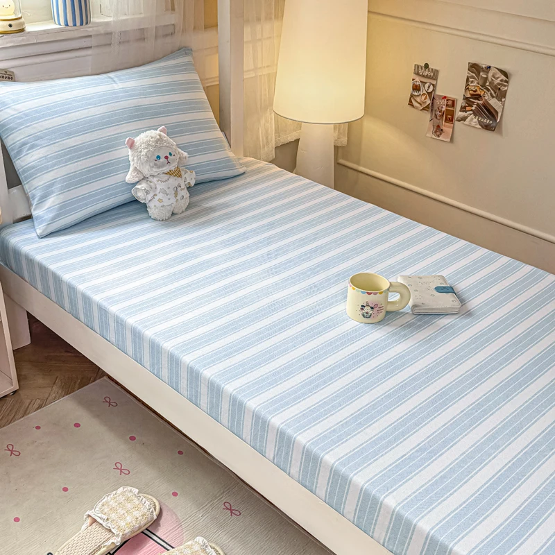 Gestreept, getextureerd 100% k - Fitted Bed Sheets Deep Pocket recensie en prijs