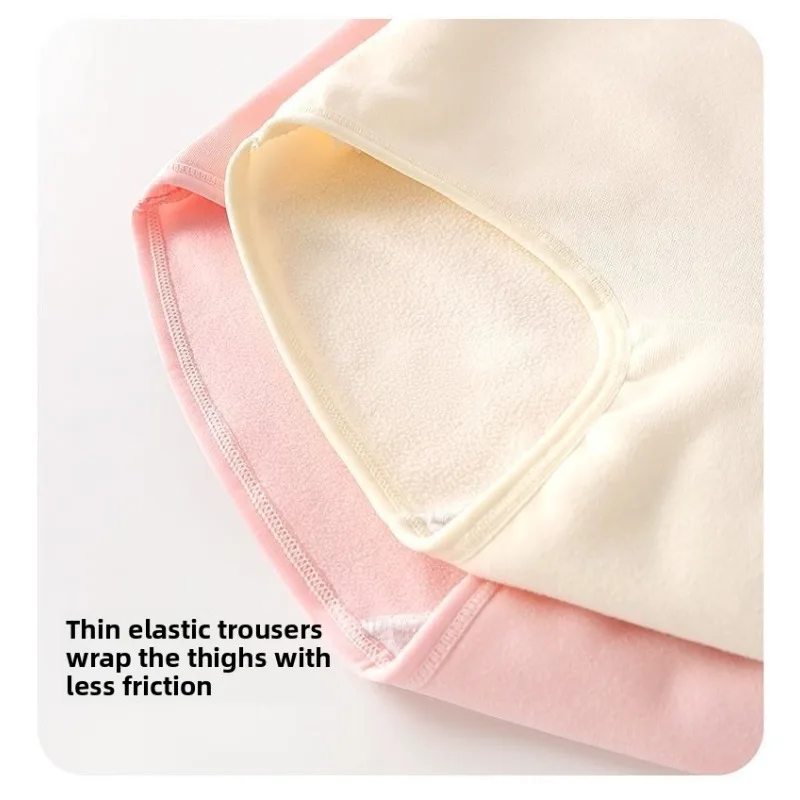 Mutandine contenitive per la pancia a vita alta termiche foderate in pile pieno da donna, pantaloncini comfort invernali rinforzati in vita sul retro, calore anteriore e posteriore