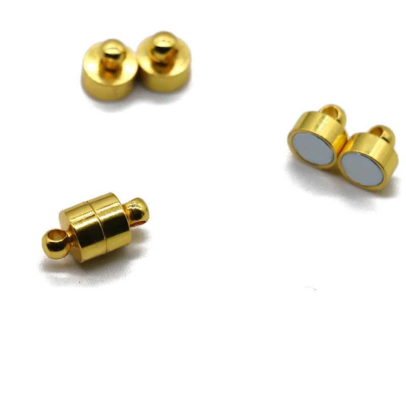 5PCS 6mm fermagli magnetici bronzo antico braccialetto fermagli connettori per bracciali in pelle gioielli fai da te fare risultati all'ingrosso