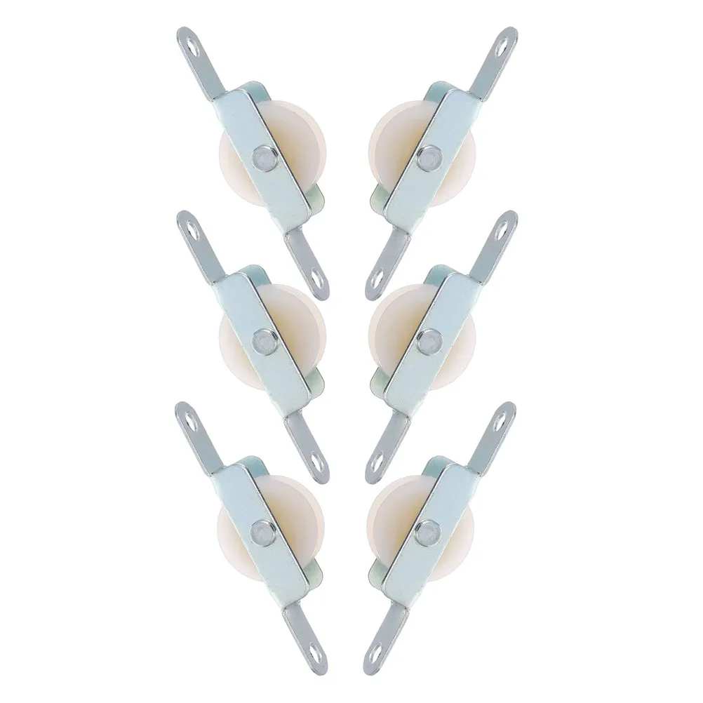 6Pcs Patio Umbrella Replacement Parts Outdoor Bracket Stand Base Smooth Rope Sliding Easy Install Universal Patio Garden Shade