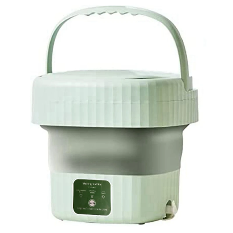 Lavatrice pieghevole portatile dormitorio domestico piccola Mini lavatrice pieghevole per pulizia automatica