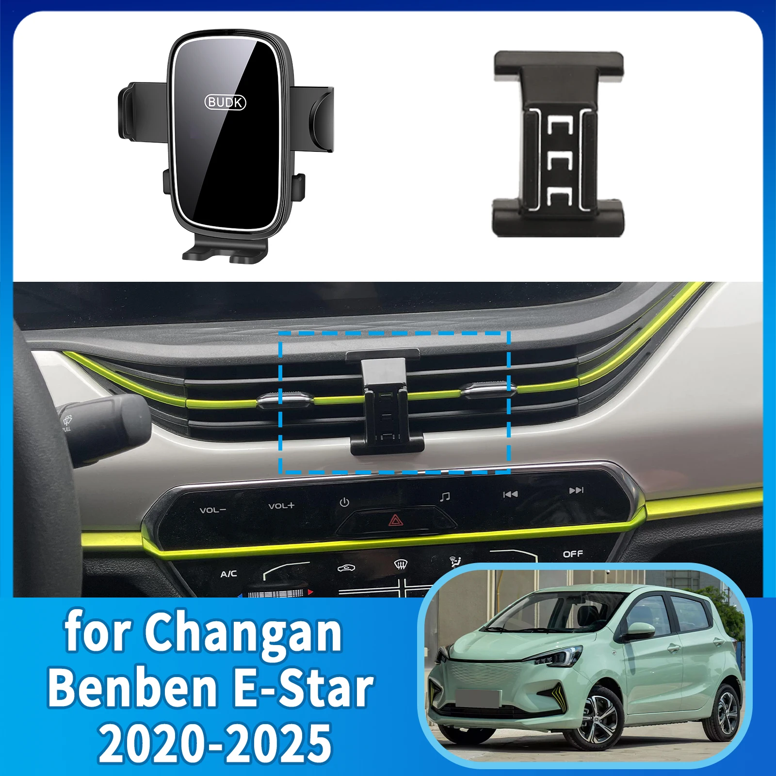 

​​fit for Changan Benben E-Star 2020~2025 Custom Fit Phone Holder Mount Dashboard Screen Base No Drill Car​​ accessoires