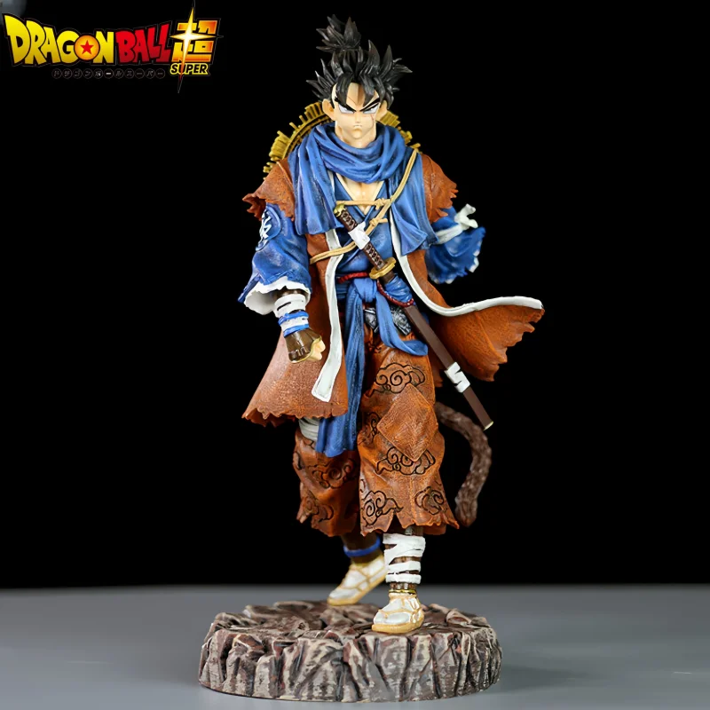 30cm Dragon Ball Anime Figure Samurai Son Gohan Goku Vegeta Figurine Super Saiyan Model Statue Toys For Christmas Gifts