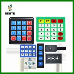 1 3 4 5 12 16 20 Key Button Membrane Switch 1x4 1x5 4x4 4x5 Keys Matrix Array Keyboard Keypad Control Panel DIY Kit For Arduino