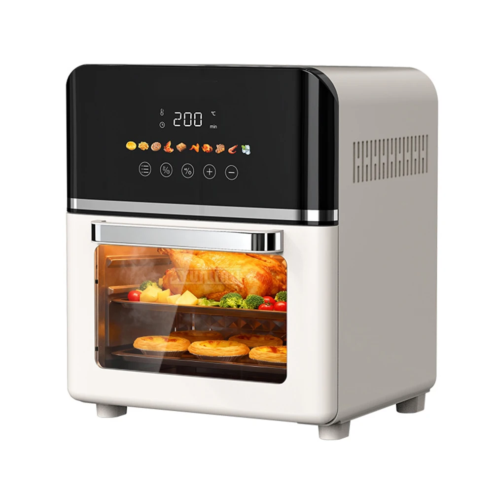 Fritadeira Multifuncional 10L com Visor, Forno e Fritadeira a Ar