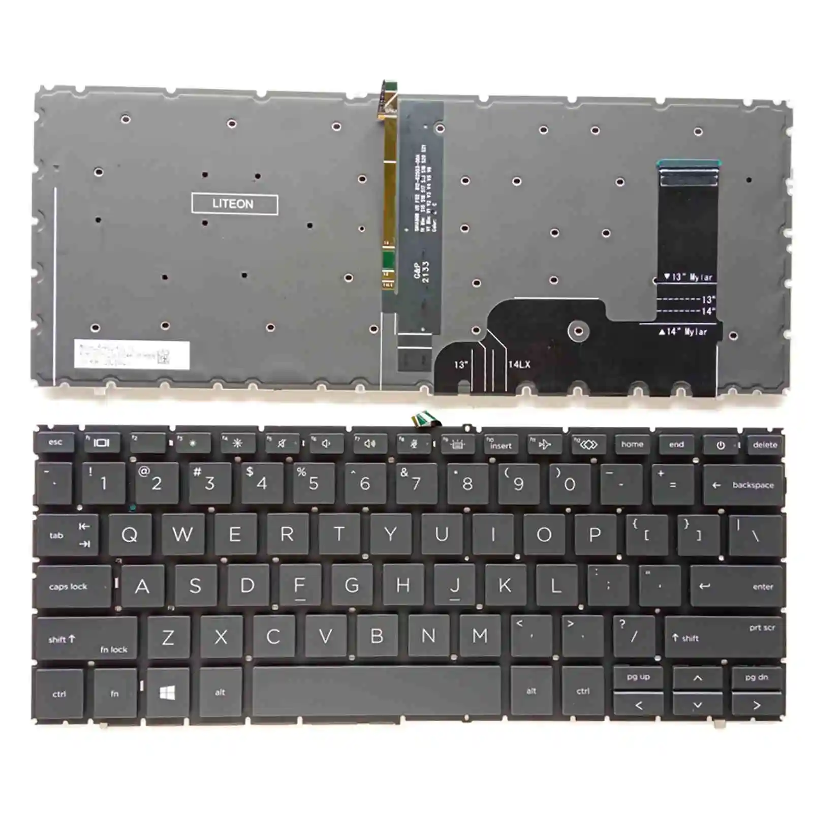 

Новинка, клавиатура для ноутбука HP ProBook 440 G9 445 G9 Series, черная с подсветкой