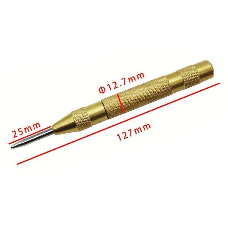 

5 Inch Automatic Center Pin Punch Spring Loaded Marking Starting Holes Tool High Speed Steel Automatic Centre Punch/Dot Punch