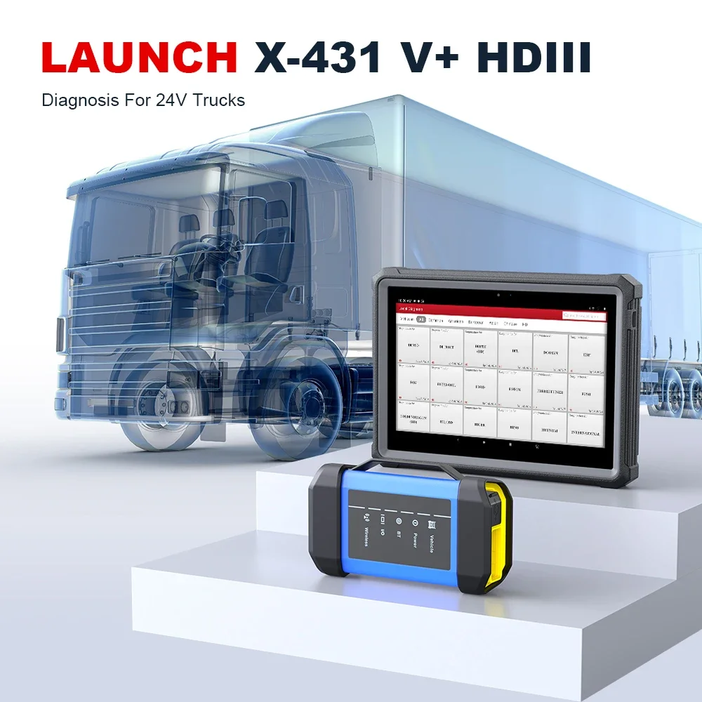 Original Launch X431 V Plus With Hd3 Fully Configured Car Obd2 Software Crack Heavy Duty Truck Diagnostic Scanner Tool