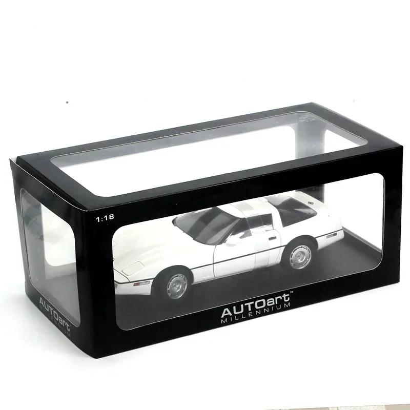 1:18 Korvet 1986 Diecast Legering Simulatie Statische Model, Kinderen Collectie Van Decoratief Speelgoed, Voor Kinderen Schoolgeschenken.