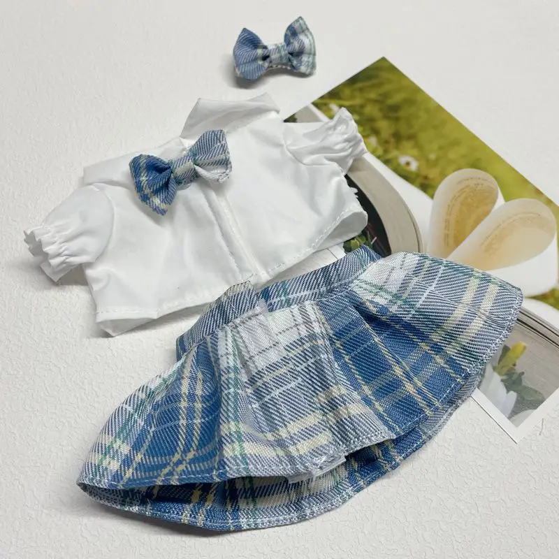 Cotton doll 20cm baby dress princess skirt series JK skirt