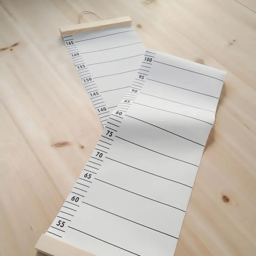 Nordic Kinder Höhe Herrscher Leinwand Hängen Wachstum Diagramm Kinderzimmer Wand Dekorative Baby Fotografie Requisiten Höhe Herrscher – Detail 7