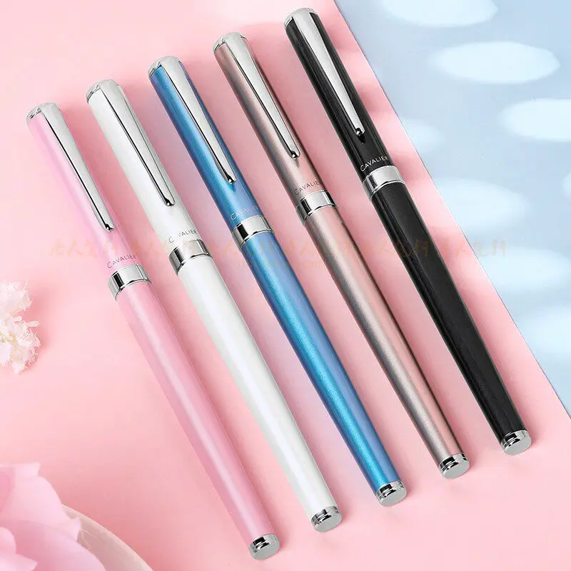 2026 Japan PILOT Cavalier Brass Fountain Pen F M 0.5 0.7MM Nib with Marble Pattern FCAN-3SR Gift Japanese Stationery