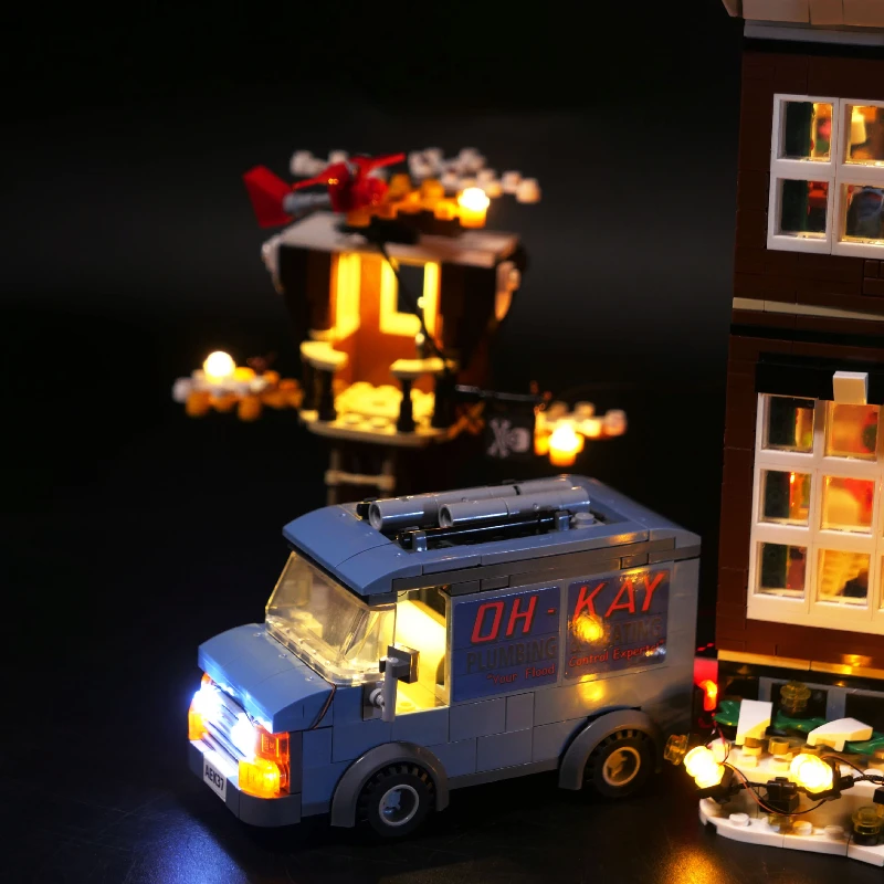 No Bricks Led Light Kit for Home Alone 21330