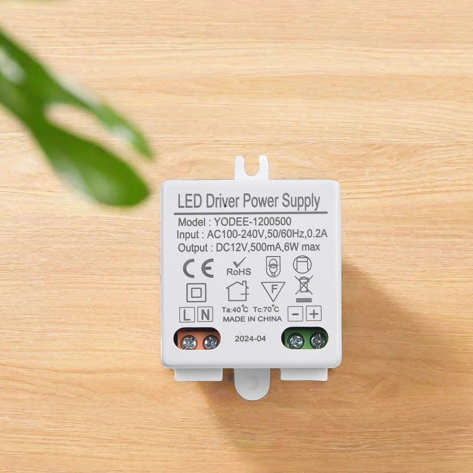 

AC to DC Converter for 12V LED Driver For power Supply 6W Output with Protection Features for Reliable Low Voltage Applications