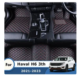 Dla Haval H6 3th 2021 2022 2023 2024 dywany części samochodowe akcesoria do wnętrza wodoodporne produkty osłony dywaniki samochodowe RHD