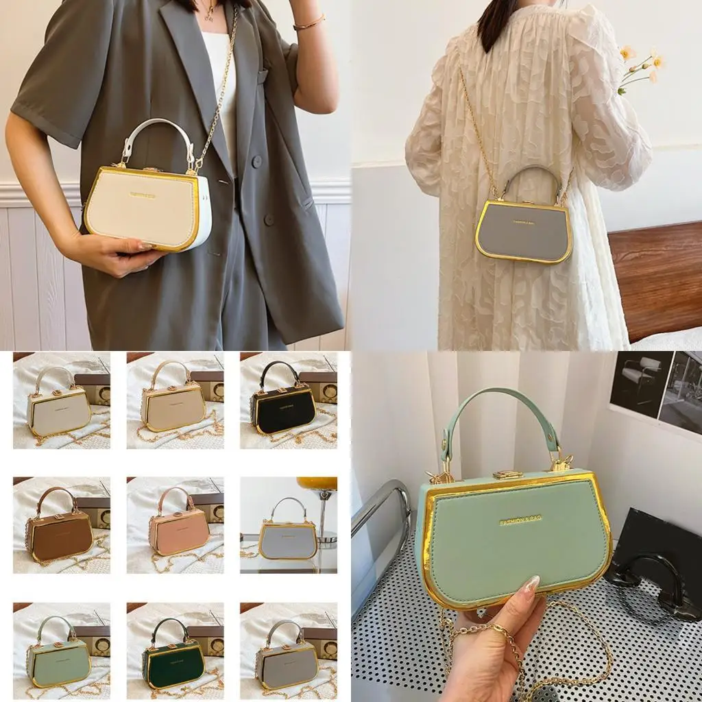

X90D PU Leather Shoulder Bag for Women Crossbody Bag Commuting Bag Chain Handbag