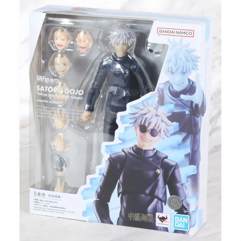 

In Stock Bandai S.H.Figuarts SHF SATORU GOJO Tokyo Jujutsu High School Model Kit Anime Action Fighter Finished Model Gift