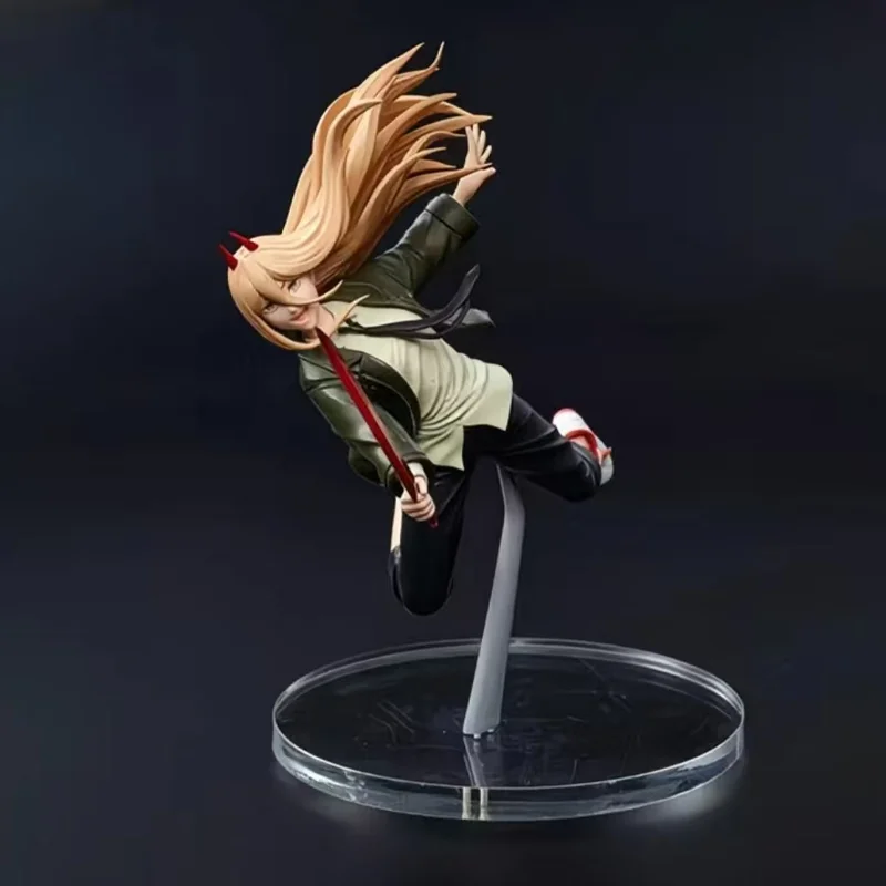 In voorraad Echt TAITO Chainsaw Man Power PVC ongeveer 16 cm Anime Figuur Model Desktop ornament Collector Beeldje Speelgoed Gift