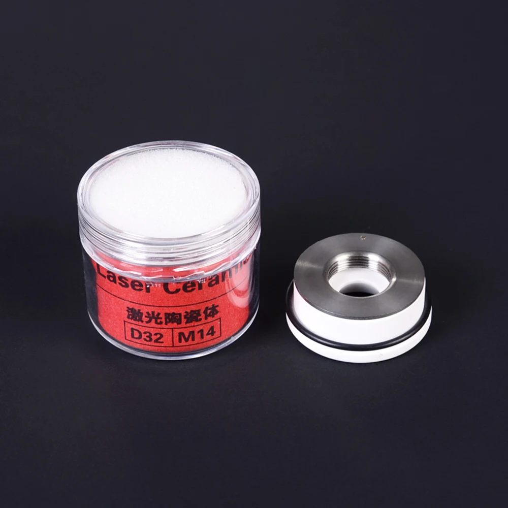 Raytools Ceramic Ring Nozzle Holder Dia32mm M14 for Raytools Bodor Cutting Head Laser Ceramic Parts