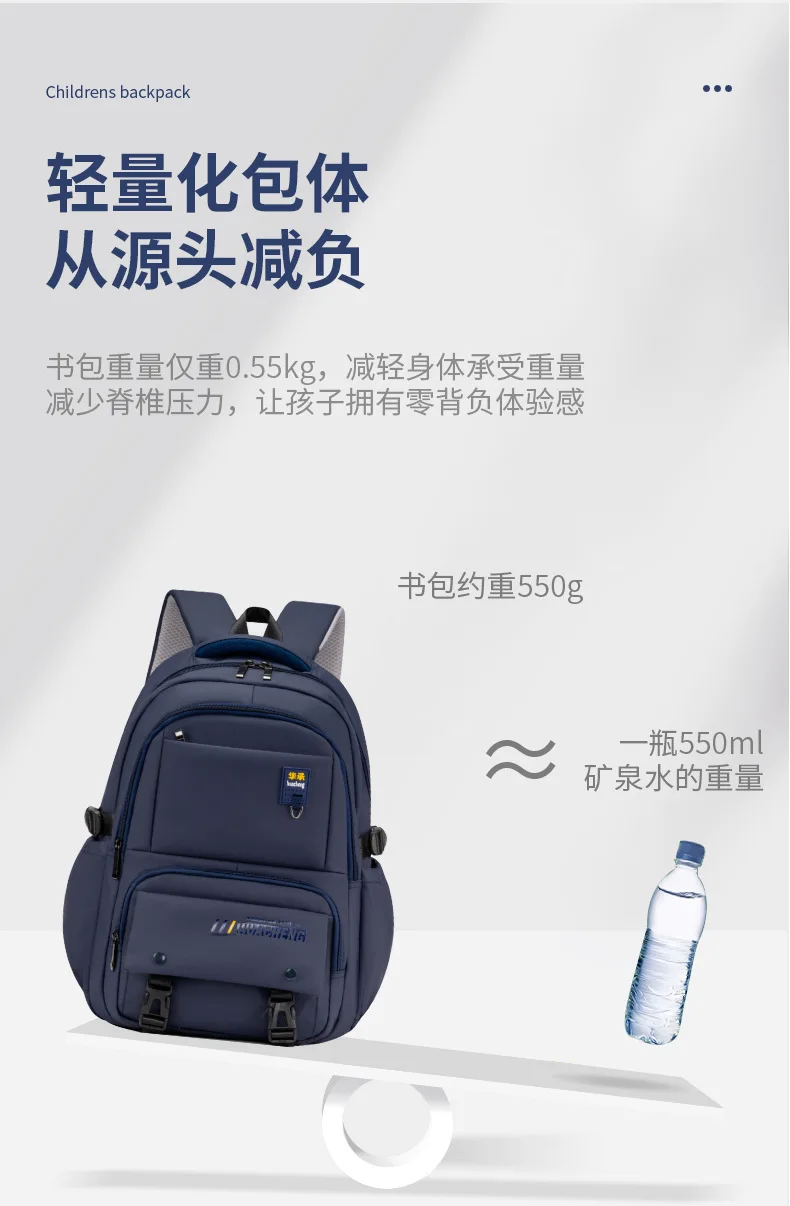 Backpack for Elementary Middle School Students,School Bag for Boys Girls,Ergonomic Kids Bookbag,Back to School