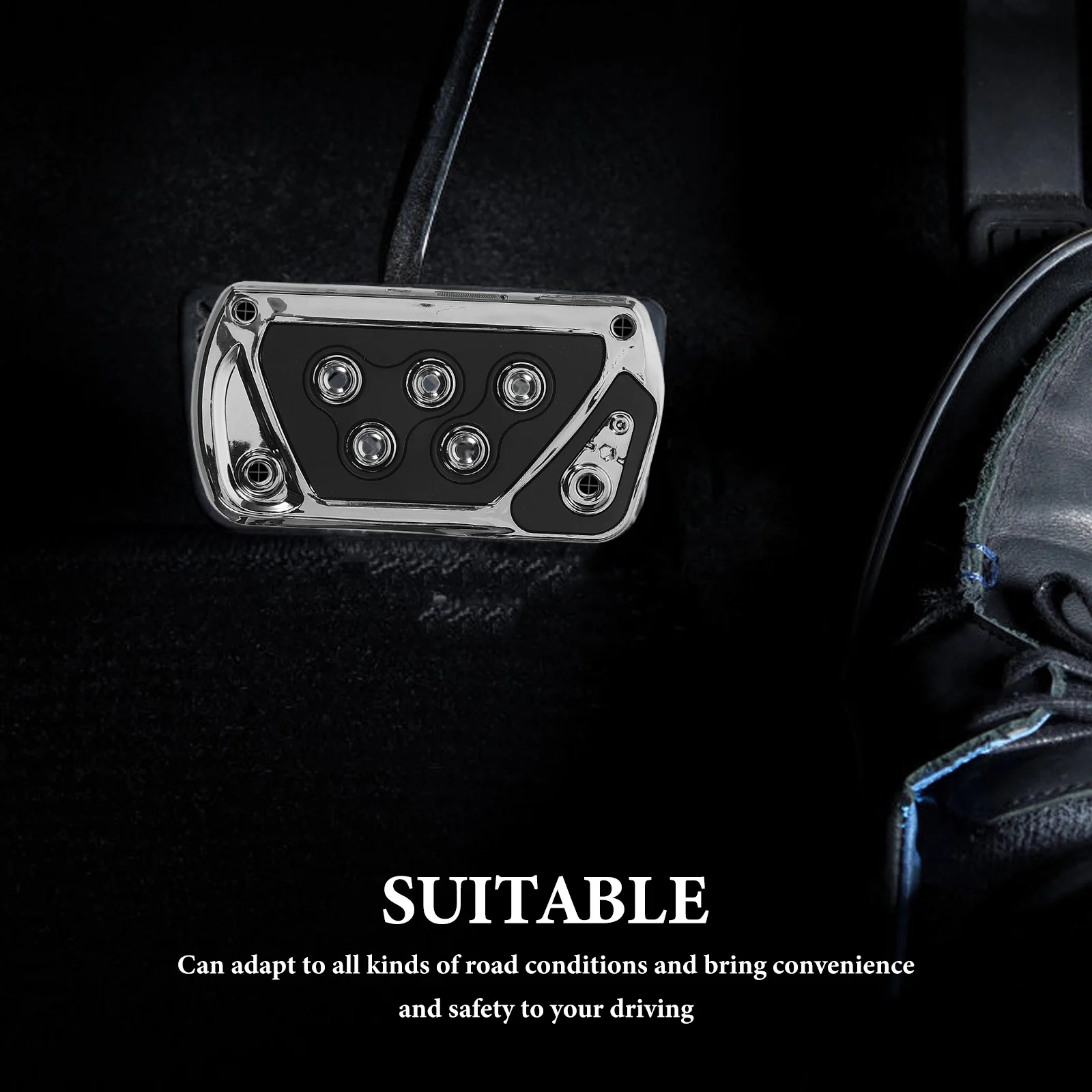 

1 Set Universal Car Foot Pedal Covers Non-Slip Brake Gas Pedals Replacement Auto Vehicle Accessories Easy Installation Durable