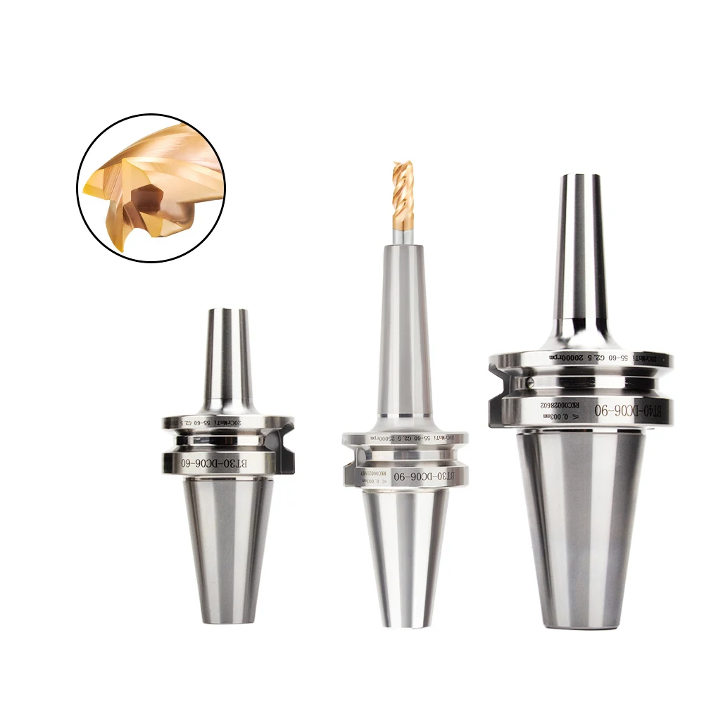 Pull Back Tool Holder Precision 0.003 BT30 BT40 DC4 DC6 DC8 DC12 High-speed Bracket Tool Collet Matched for CNC Milling Machine