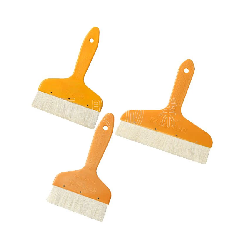 Rubber Handle Wool Brush Tools For Decoration Painting Latex Coating Cleaning Barbecue Baking Painting