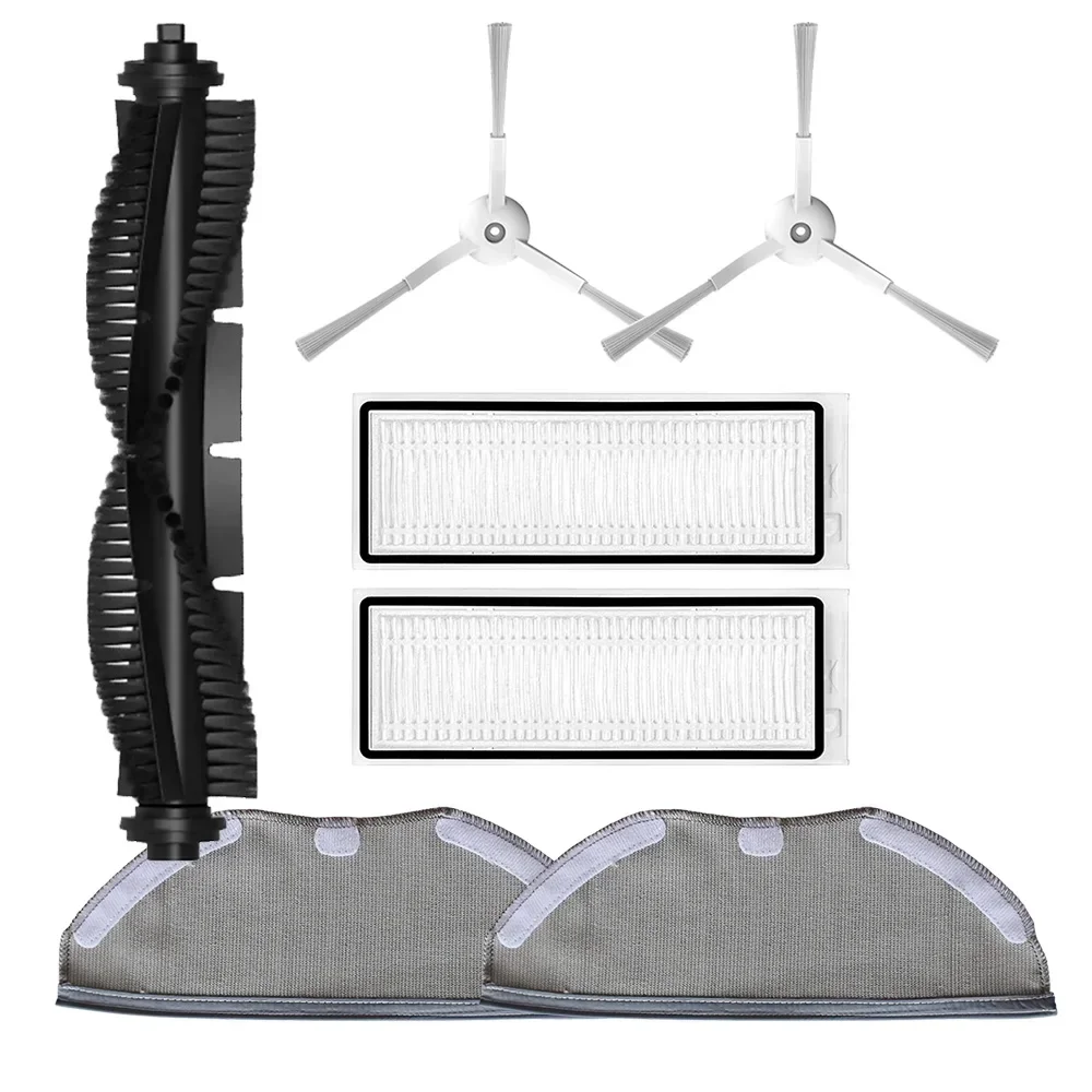 HEPA Filter Central Roll Main Brush Side Brush Mop Cloth Rag for Qihoo 360 S6 Pro S9 X95 Robotic Vacuum Cleaner Parts