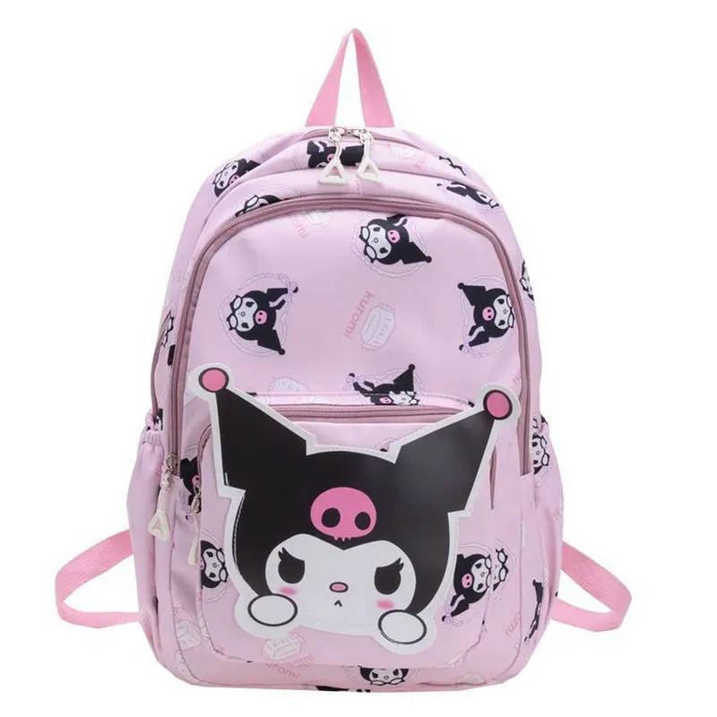 Kuromi Large capacity Waterproof Backpack for School Kawaii Anime cosplay bag Travel Bag School Student girl Gift