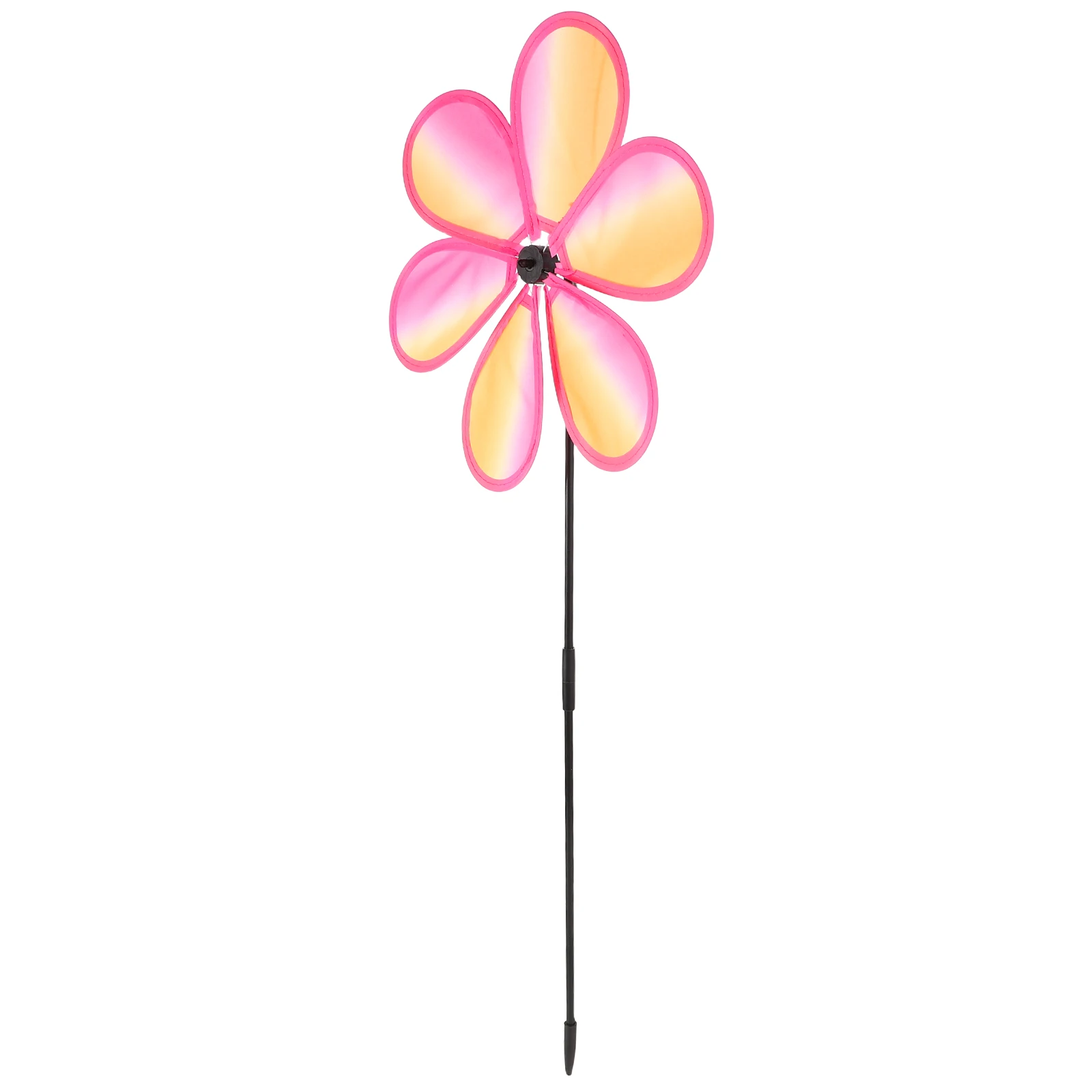 Moulin à vent en tissu coloré pour enfants, jouet léger, Durable, sûr, décoration de jardin extérieur, ornement de jardin