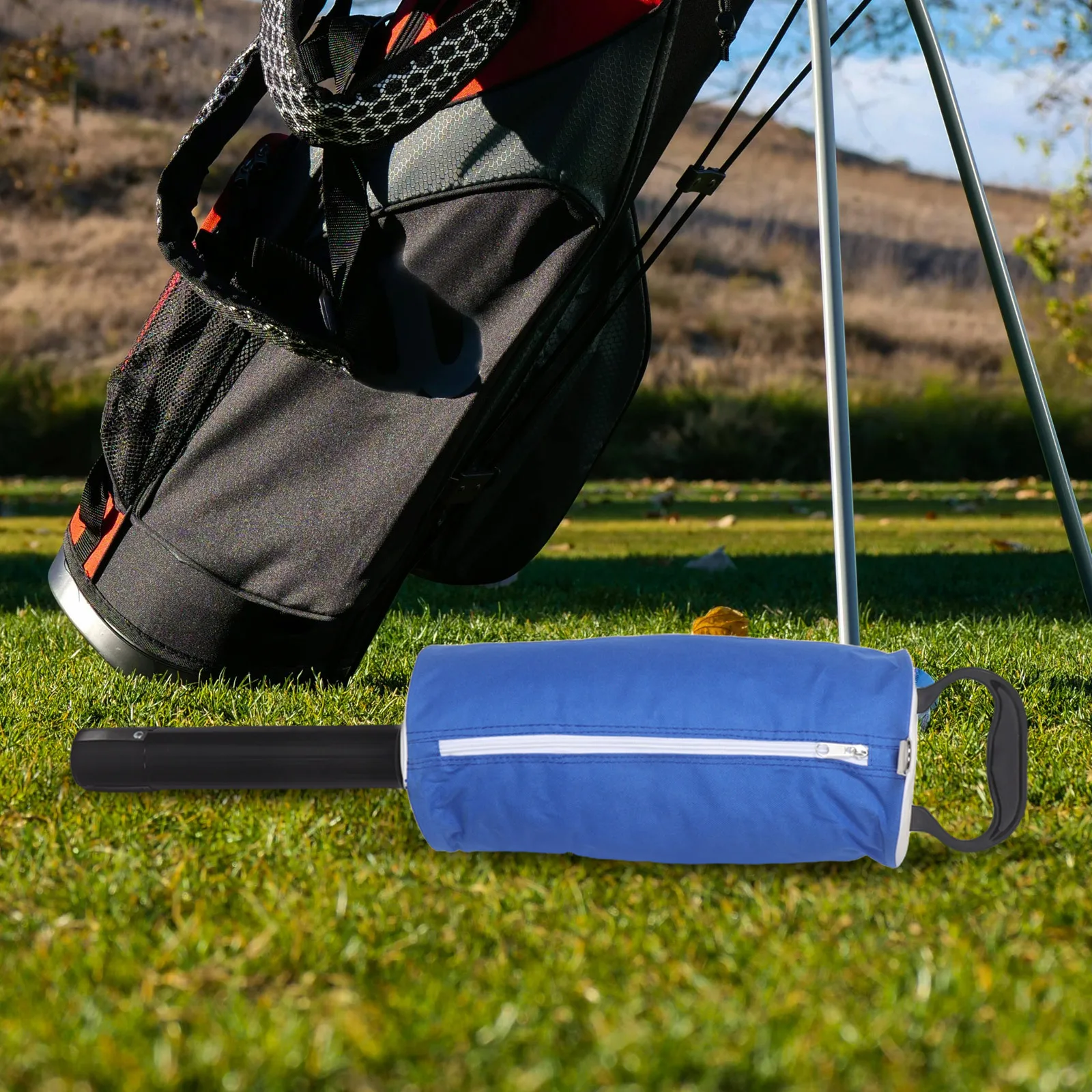 Golf Ball Picker Bag Combo Detachable Tube Portable Lightweight Handle for Easy Collection Storage Transport Golf Ball Retrieval